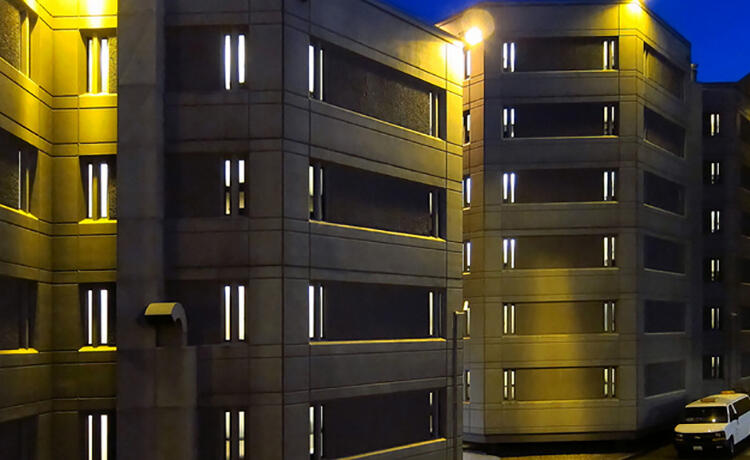 Prison Exterior, Night Shot Prison Exterior, Night Shot